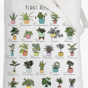 tote bag ilustrada plantitas