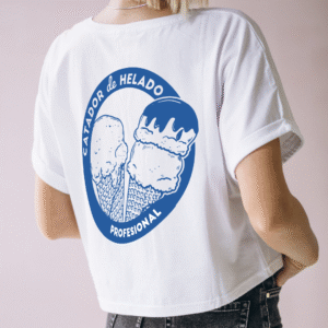 playera ilustrada catador de helados